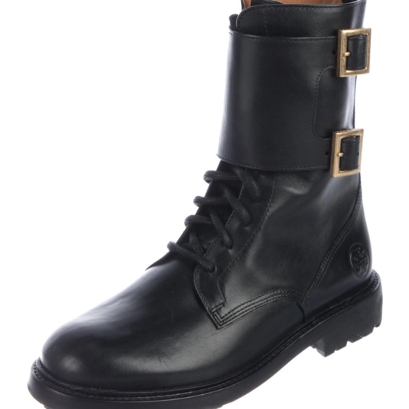Tory Burch Combat Boots - Picture 2 of 9